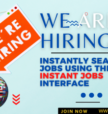 Instantly search for jobs using the simple Instant Jobs interface
