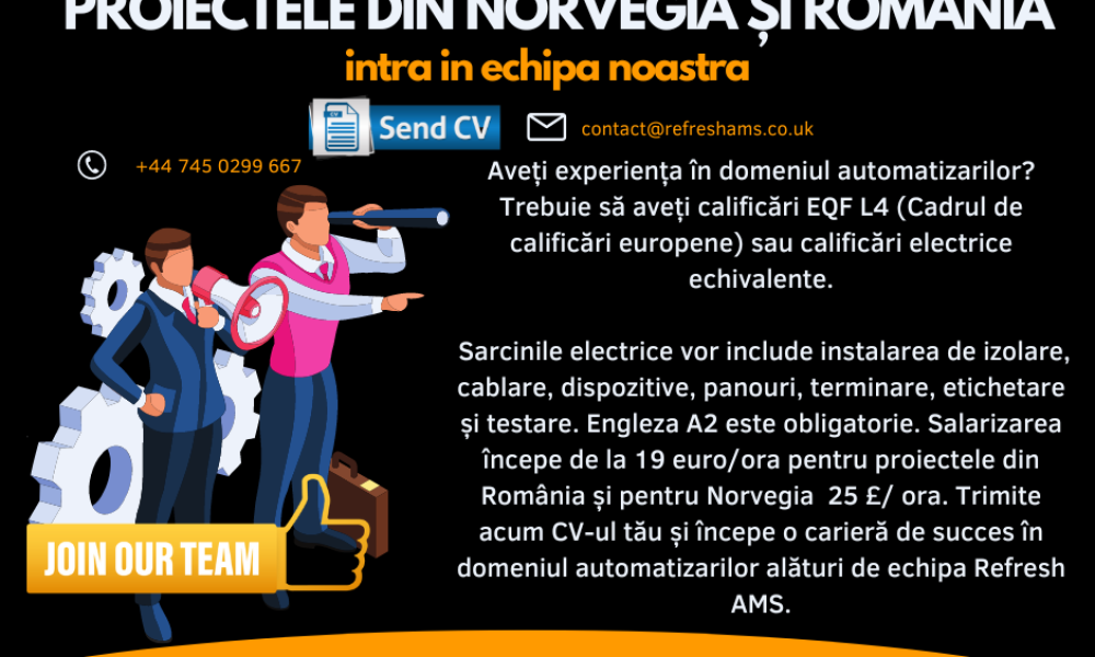 Experienced Electrician Norway & Romanian